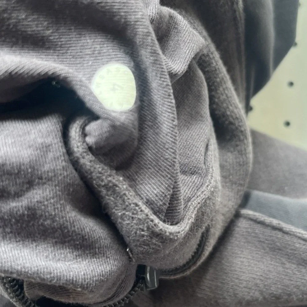 Lululemon Scuba Jogger Gray Fleece Lined Sweatpants Women's 4 Zip Pocket